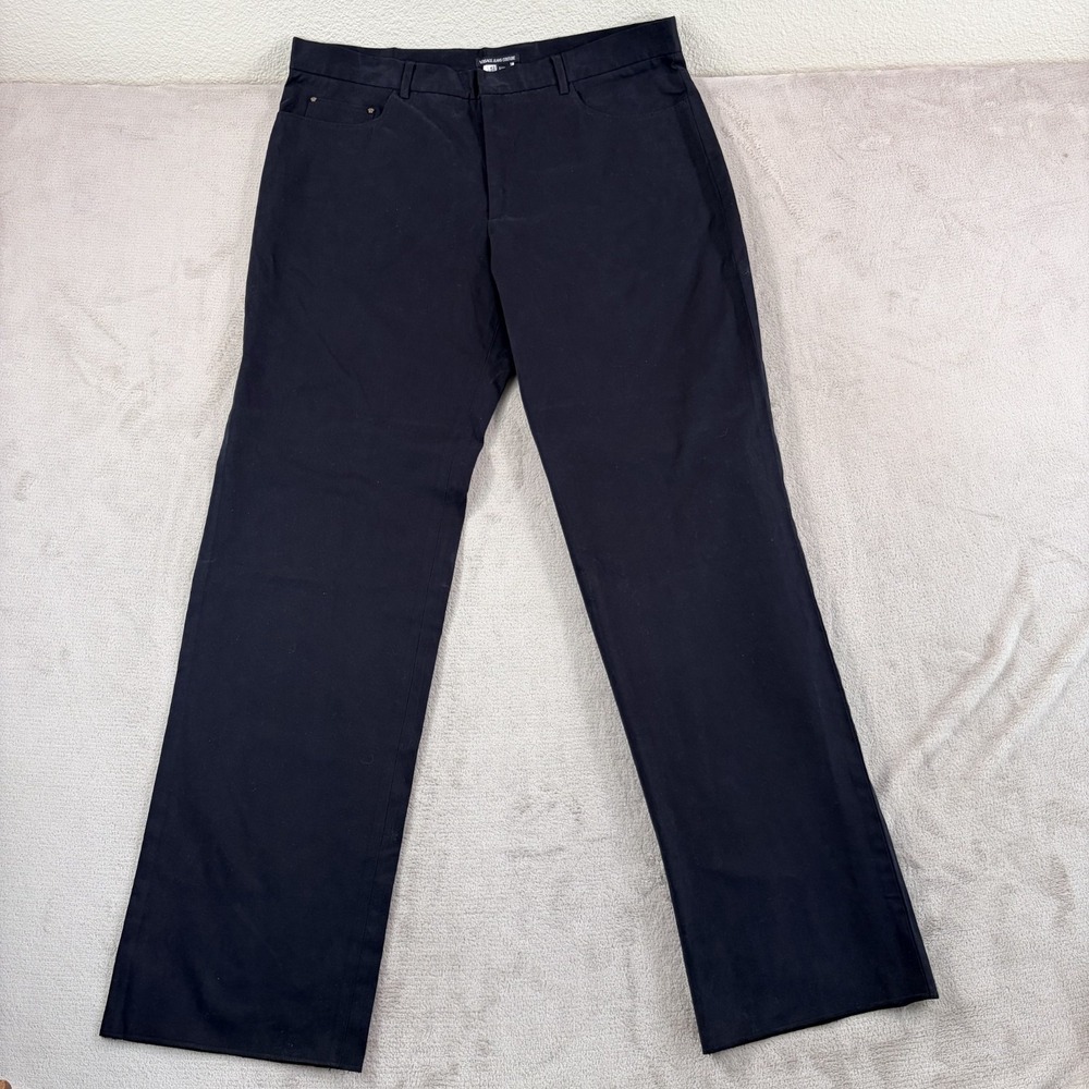 VERSACE Jeans Couture Medusa Head Studded Pant in Black Men Fits US 38x35 Italy